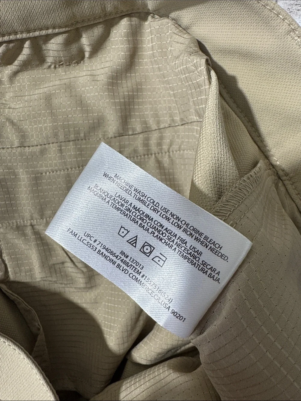 NEW Banana Republic mens 38x29 khaki tan slim fit performance flat front pants